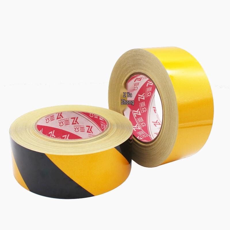 Red White PVC Warning Reflective Floor Tape