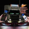 New APP Control  LED Truck Car Devil Eye Light Scrolling Pixel Panel For Board Windshield Free Custom Text 12V 24V 120/150/200cm