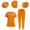 Women Scrub Uniform Set Jogging Cloth Top and Jogger Pants for Yoga Pet Grooming
