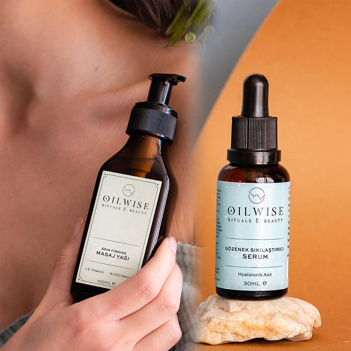 

Oilwise Skin Firming Anti-Cellulite Massage Oil & Pore Firming Serum Set