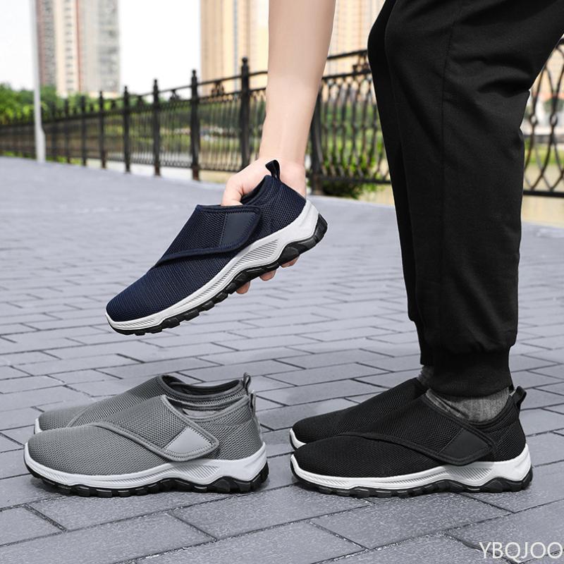 Mesh Men's Breathable Shoes Outdoor Walking Lazy Flats Casual Comfort Male Shoes Versatile Light Non Slip Shoe Homme Zapatos