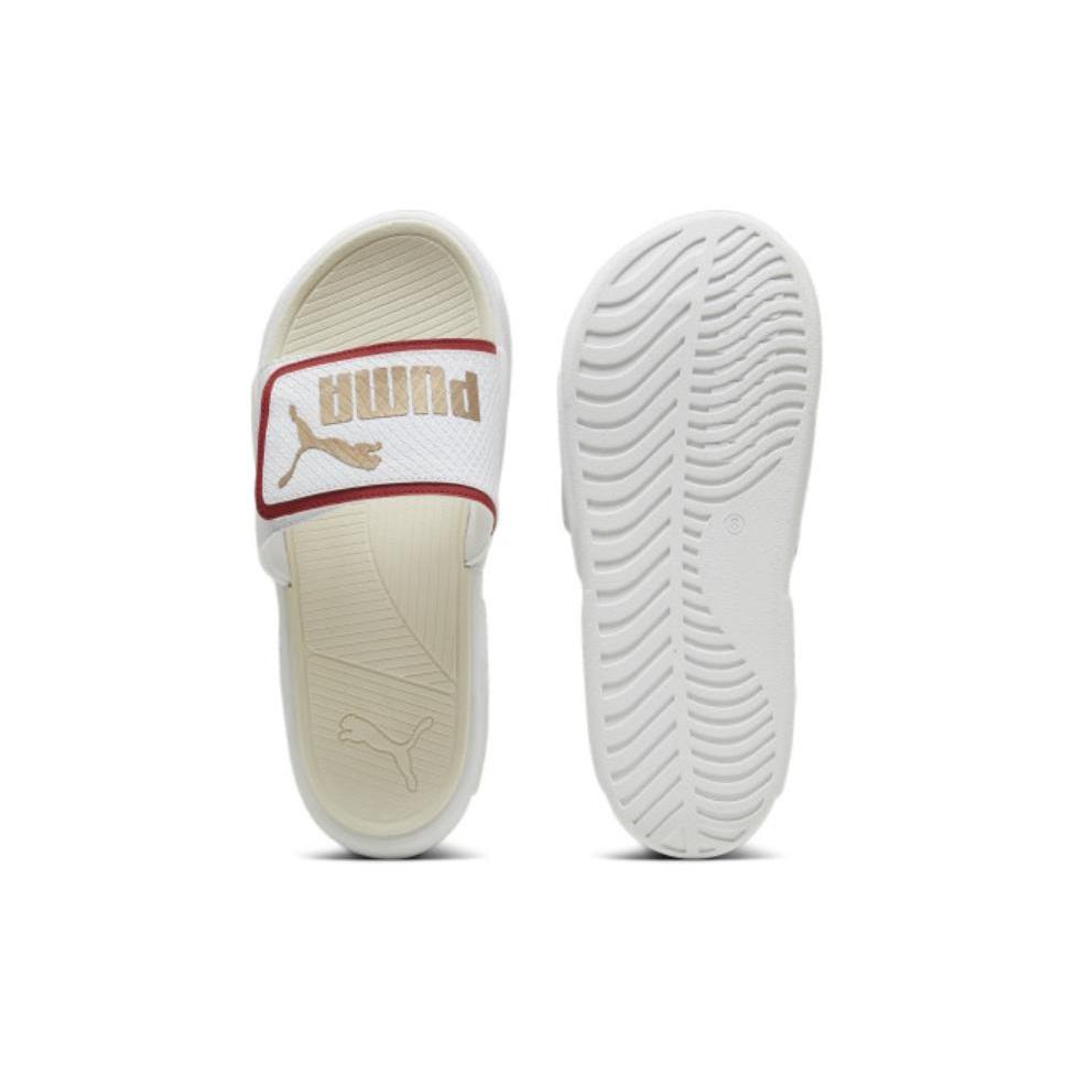 PUMA Royalcat Comfort Slides 'White Red Gold' Men's 395423-01