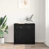 Highboard Black Oak Effect 70 x 35.5 x 67.5 cm