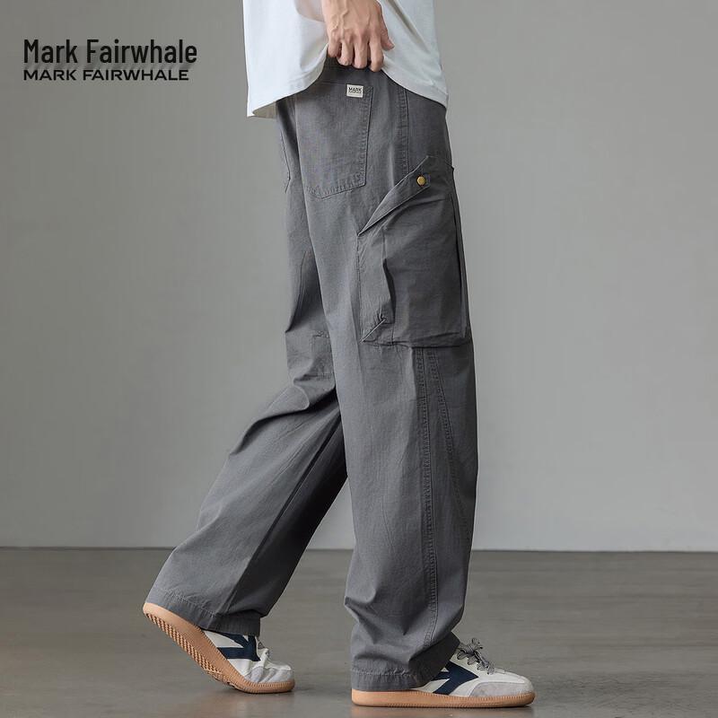 Mark Fairwhale Herren Locker Weitbein Baumwolle Freizeithose