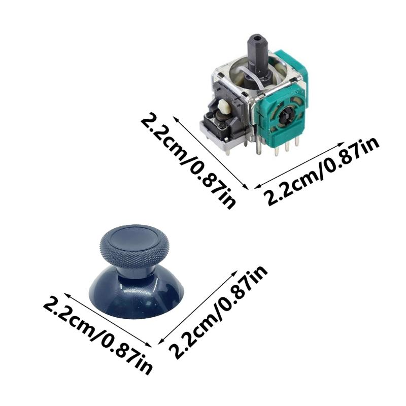 1 Pair Joysticks / Analog Caps for Wireless Game Controller Replacement Accessories Joystick 3D Thumb Stick Repair Part