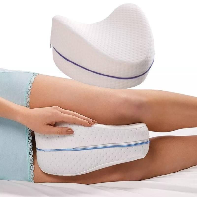 Cómoda Almohada para Piernas de Espuma Viscoelástica Para Durmientes de Lado Ideal Para el Embarazo y un Sueño Reparador