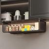 Large Capacity Retractable Hanging Basket Adjustable Spice Holder  Bathroom