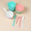 Three-Piece DIY Beauty Set: Mixing Bowl, Mask Stick, Measuring Spoon, Silicone Brush, and Bowl Set