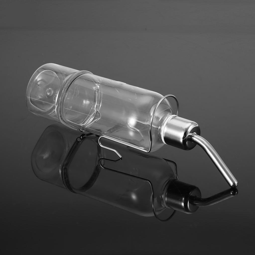 Automatyczny podajnik dla królika, papugi, ptaka, butelka do karmienia wodą ze smoczkiem z kulką ze stali nierdzewnej