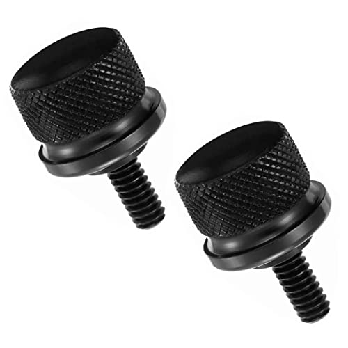 

XSAJU Болт сиденья мотоцикла 1/4 Болт сиденья Набор из 2 штук для Harley Davidson Алюминиевый сплав