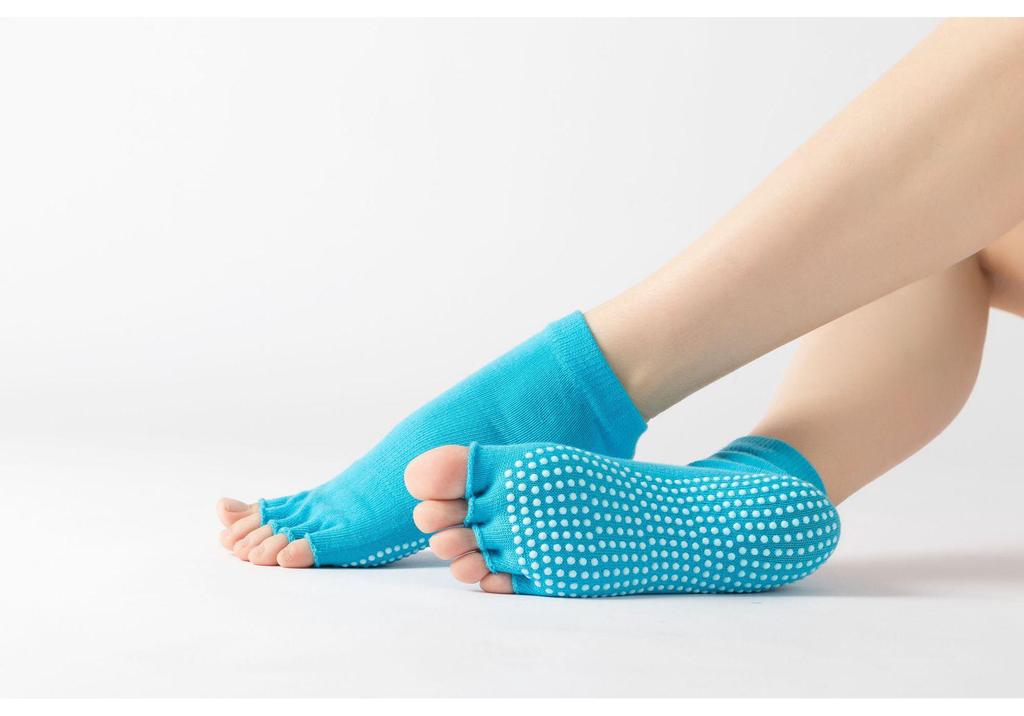 Women's Five-Finger Open-Toe Non-Slip Yoga Socks