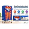 Secador de ropa eléctrico - INNOVACASA - Tendedero calefactor 1200W - 2 niveles 15 kg - Funda extraíble, temporizador