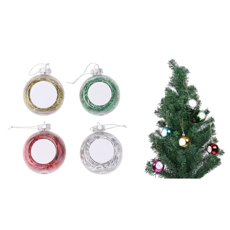 Unique Sublimation Blank Christmas Ball Ornament Decor Hanging Pendant Decorations for Home and Holiday Party Supplies