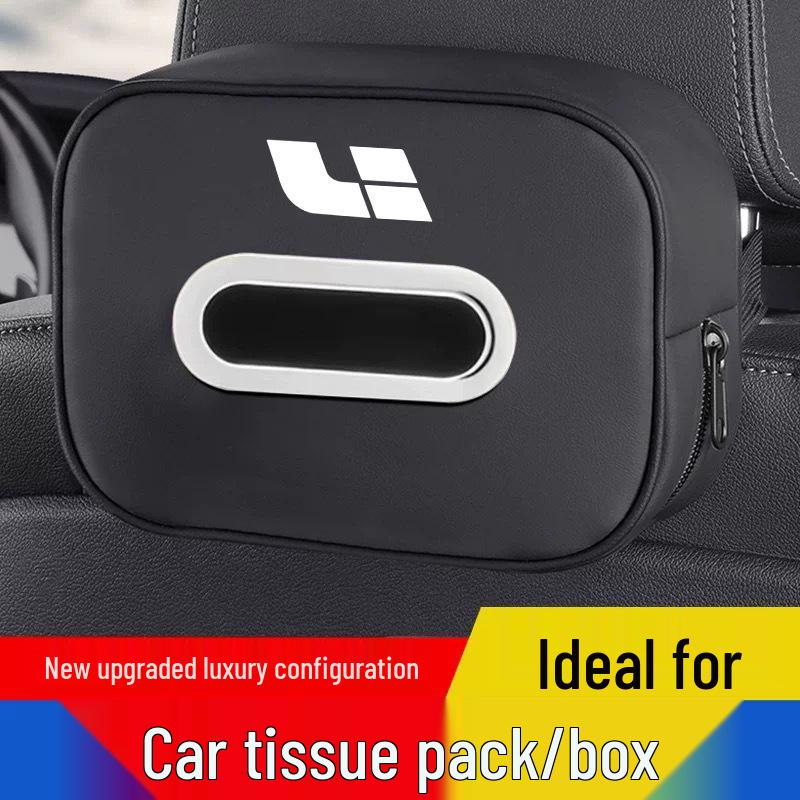 Compatible Car Tissue Holder for Ideal L6/L7/L8 Pro/L9/MEGAONE Armrest Box - Pull-Out Interior Storage