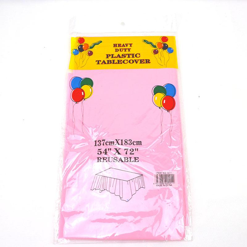 Environmentally Friendly Disposable Plastic Party Wedding Tablecloth Catering Meal Tableware Environmentally Party Tablecloths