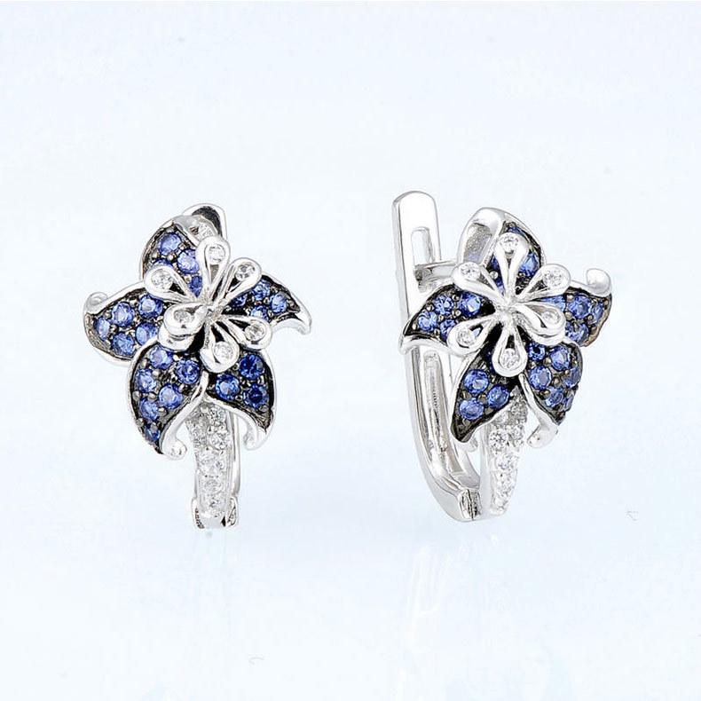 Flower Fairy Series, Sexy Blooming Mandala Earrings Chic French Temperament Women'S Versatile Earrings