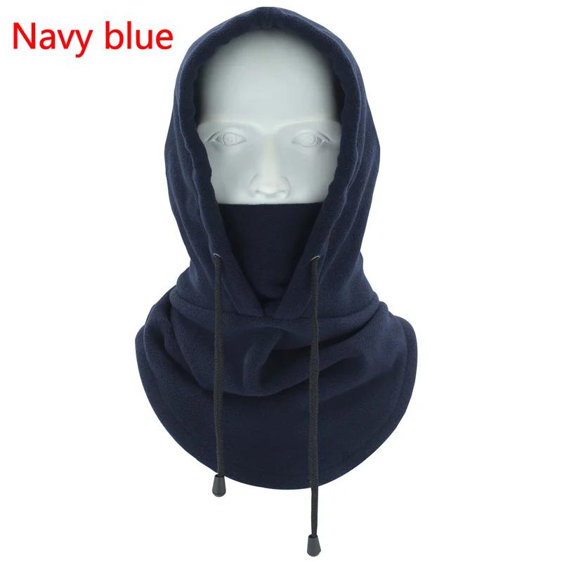 Windproof Cycling Cap Ski Balaclava Plush Winter Warm Hat Outdoor Hood Cap Cold Padded Hood Beanies Neck Warmer Hiking Scarves
