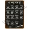 Vintage Plaque Metal Sign Plate Home Decor Tin Signs Coffee Retro Wall Art Posters For Kitchen Bar Iron Painting Decoration Cafe