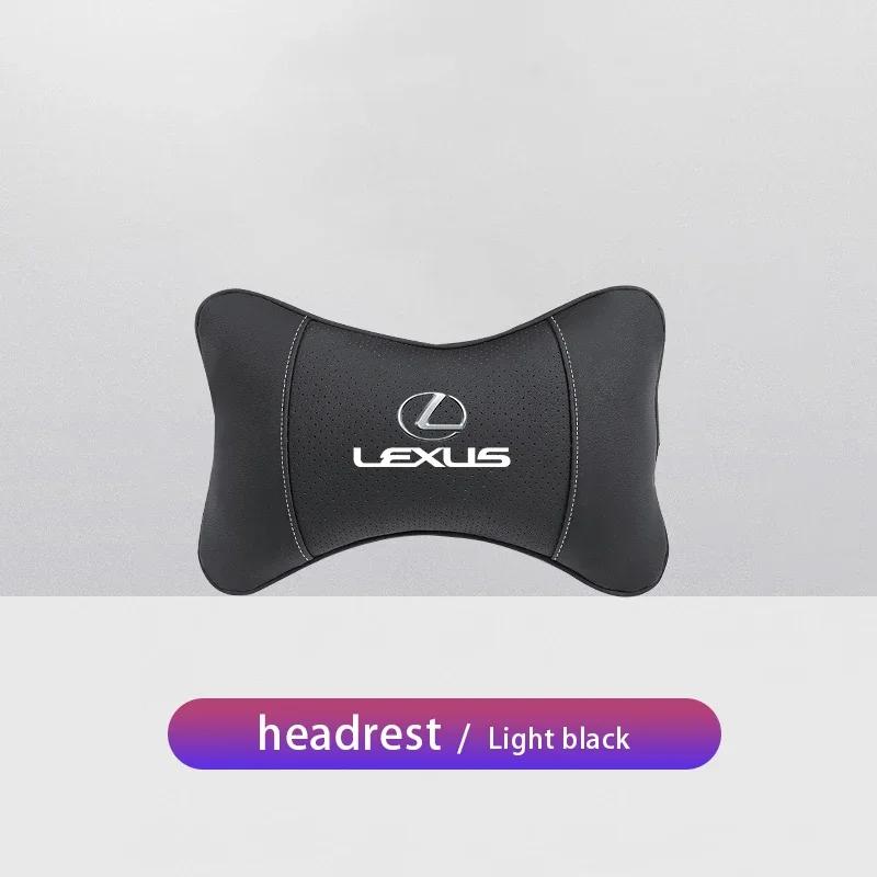 Car Headrest Leather Neck Pillow Auto Interior For Lexus RX330 IS250 Ct200h ES300h RX350 IS300h NX300h RX400h ES350 Head Support