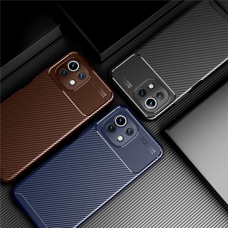 For Cover Xiaomi Mi 11 Lite 5G NE Case For Mi 11 Lite 5G NE Capas Shockproof TPU Soft Bumper Cover For Mi 11 Lite 5G NE Fundas