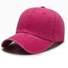 Sporty Common Unstructured Soft Custom Logo Unisex Vintage Distressed Cotton 6-Panel Baseball Cap Dad Hats Metal Four