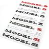 ABS Car Rear Sticker Letter Side Emblem Trunk Tail Badge for Tesla MODEL 3 MODEL S MODEL X Exterior Accessories