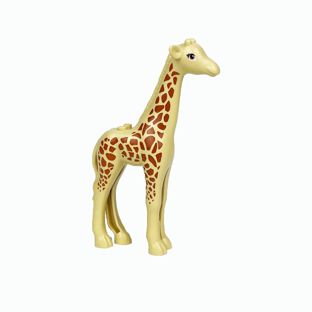 MOC Zvířata Tygr Koza Prase Leopard Lední medvěd Slon Středověký Válečný Vlk Stavební kostky Hračky Lesní Kostky Příslušenství Hračka