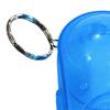 Plastic Ping Pong Box Buckle Closure 2 Balls Containable Anti Corrosion Table Tennis
