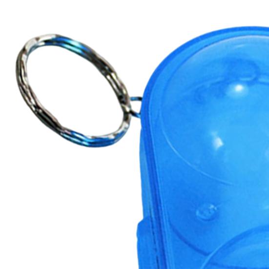 Plastic Ping Pong Box Buckle Closure 2 Balls Containable Anti Corrosion Table Tennis
