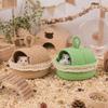 Scratch Resistant Weave Hamster Nest Wear Resistant Hamster Cage Guinea Pig Tunnel  Rest Shelter