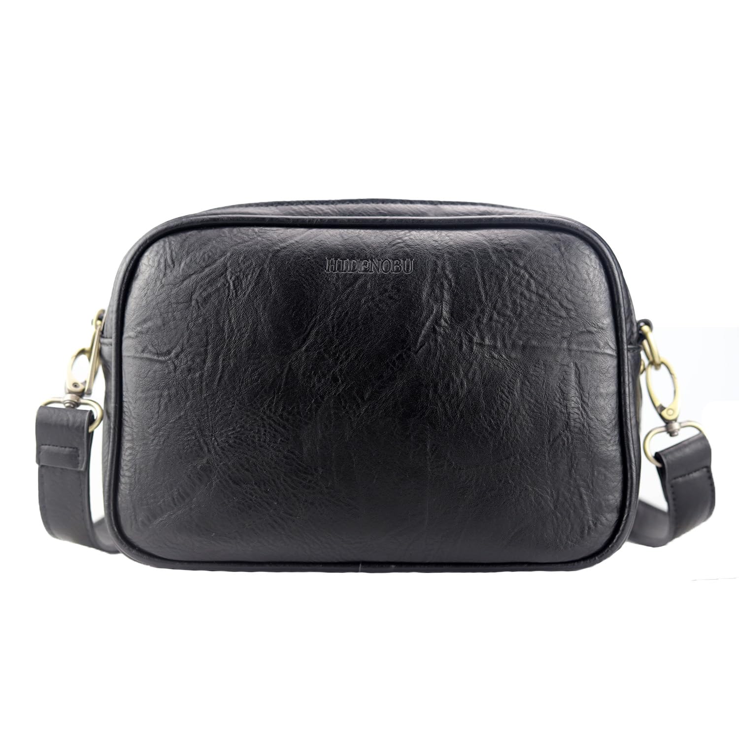 

HIDENOBU Women s Lightweight Shoulder Bag, Small, Large Capacity, Travel, Outdoor, Stylish Design, Crossbody Bag (Black)