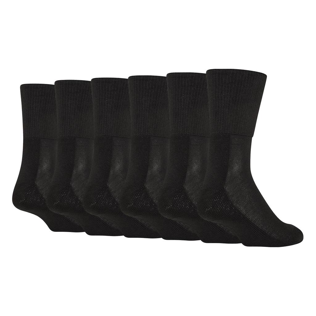 Soxy Men's Bamboo Extra Wide Diabetic Socks (Pack of 6)