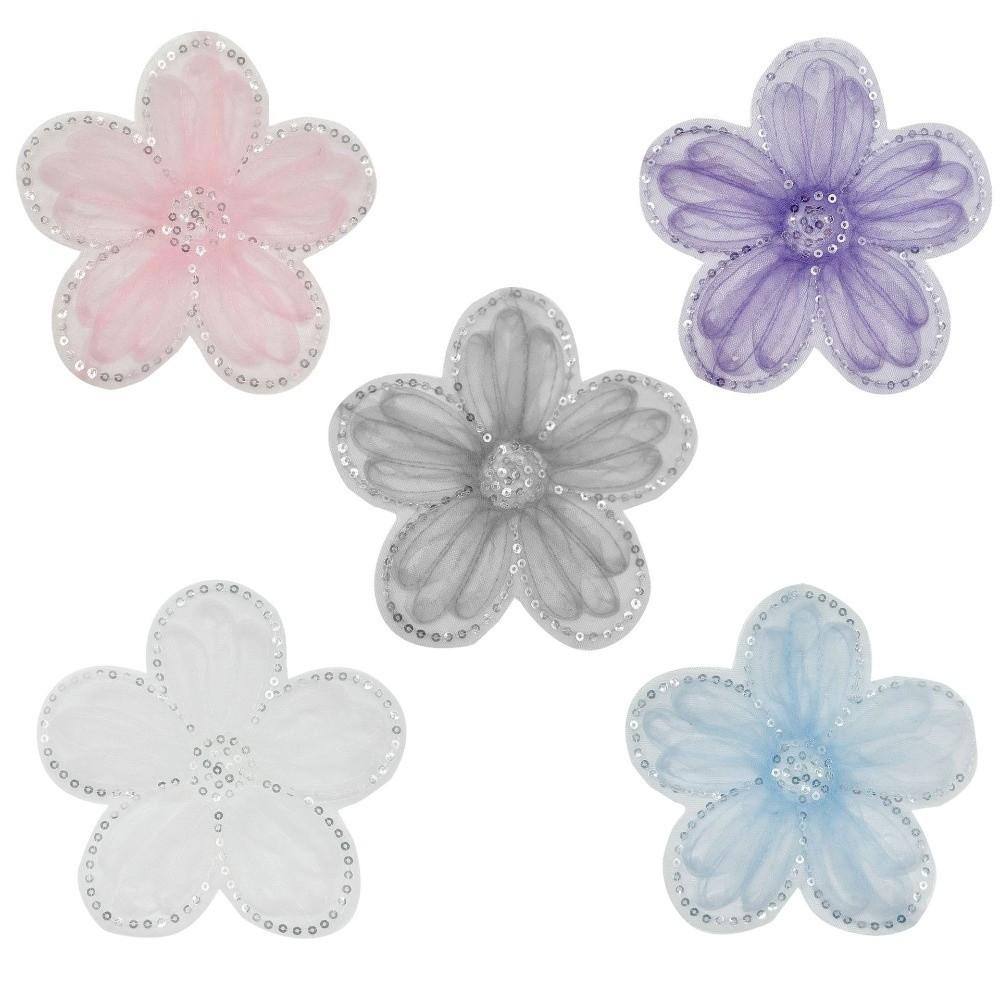 Corsage Organza Floral Patch Mesh Lace Wedding Dress Applique Clothing DIY Accessories