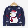 New Christmas Reindeer Sweaters for Children, Autumn and Winter Knitted Sweaters for Boys, Girls and Babies