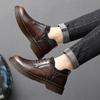 Mode Herrskor Business Casual Skor Manliga Brittiska Retro Ungdom Formella Oxford För Män Hög Kvalitet Italiensk Designer Sockskor