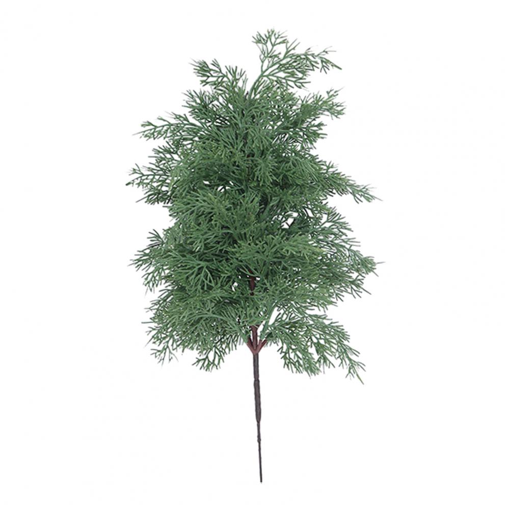 Artificial Norfolk Pine Branch UV-Resistant Faux Greenery Plants Stem Fake Pine Needle Pick Xmas Party Home Decoration