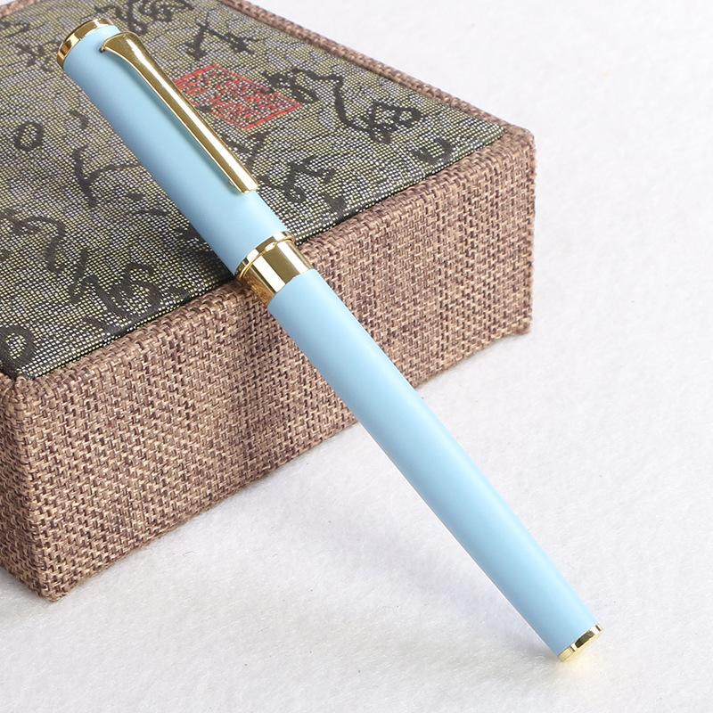 Multicolor Signature Pen, Business Gift Pen, Ballpoint Pen, Advertising Event Celebration Metal Gel Pen светло-синий