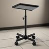 Large Capacity Vertical Salon Hair Salon Tool Cart Beauty Hairdressing Aluminum Tray Nail Art Mobile Storage Rack