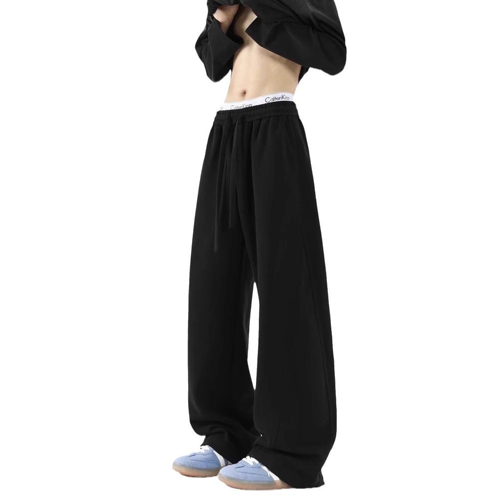 Chao Lunbu Men's Plus Size Wide-Leg Casual Sports Pants