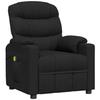 VidaXL Fauteuil électrique de massage Noir Tissu 3143505
