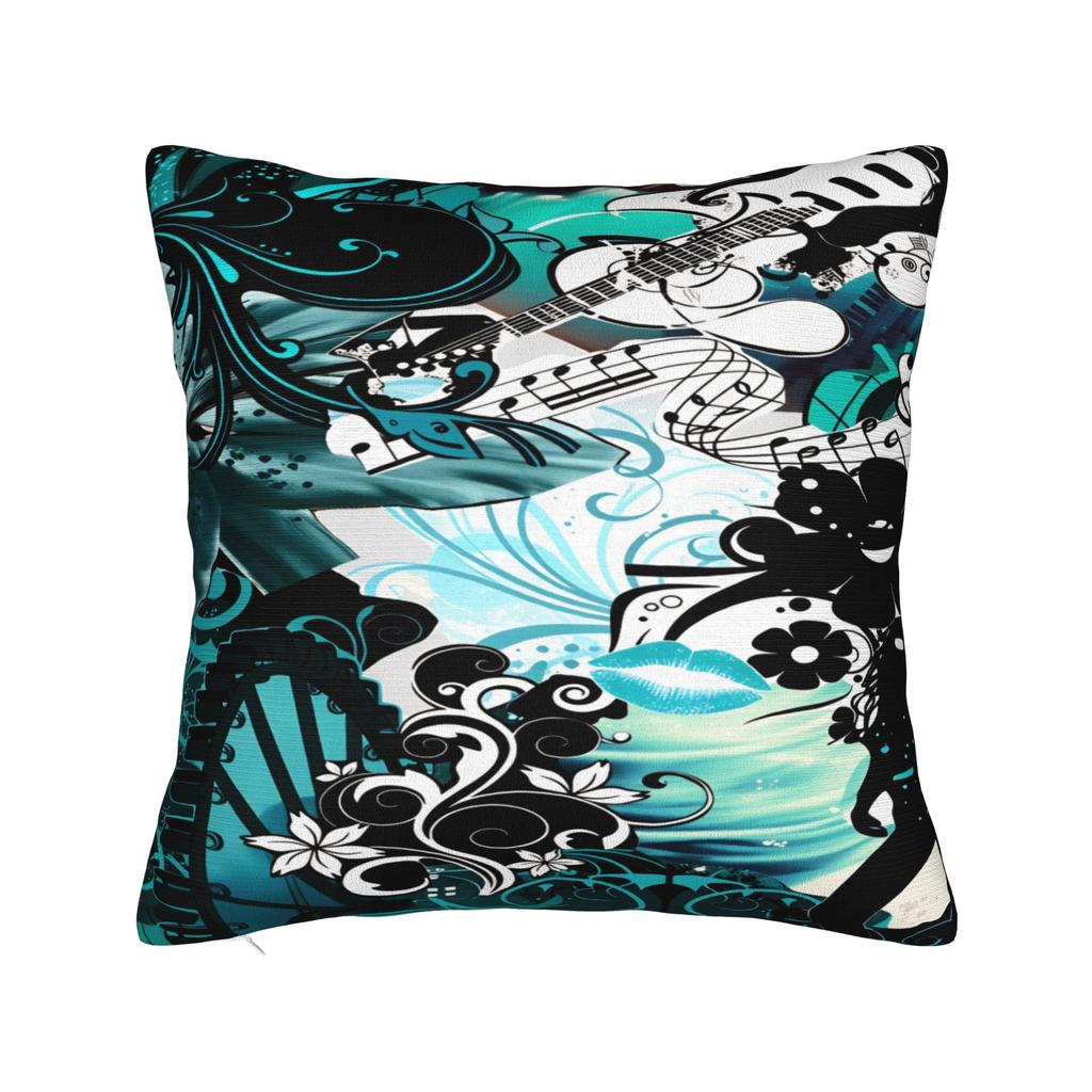 Poszewka na poduszkę Frutiger Aero Wzór Kota Poszewka na poduszkę na Krzesło Sofę Dekoracja Domu Nowoczesne Poszewki na poduszki