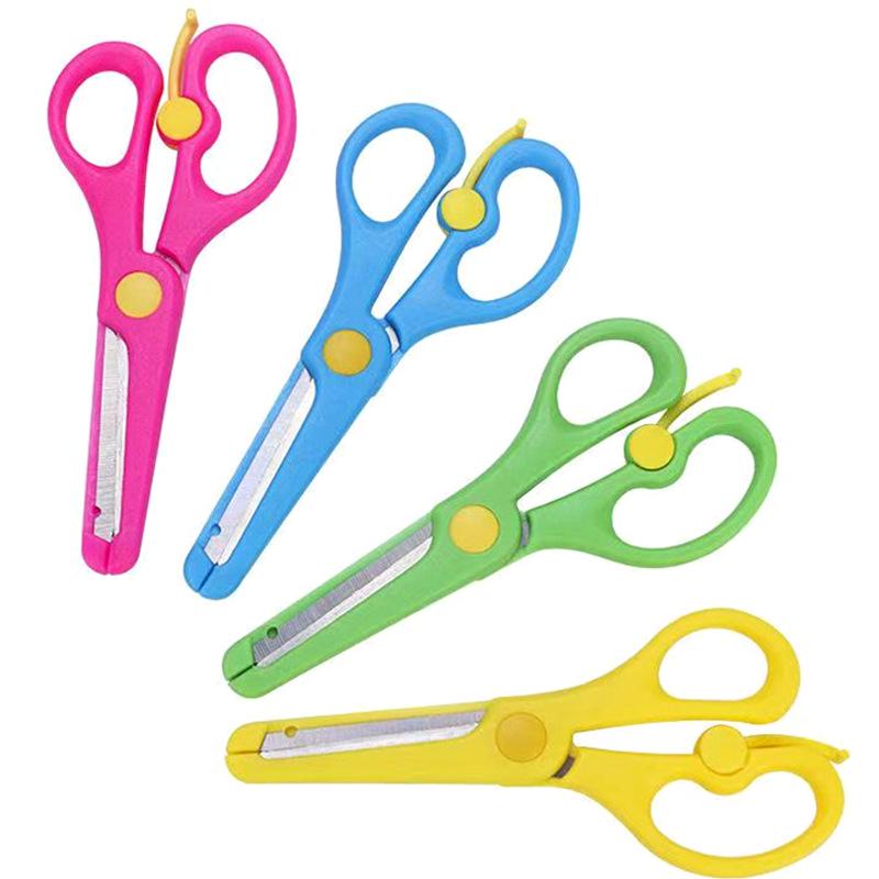 Compact Safety Scissors for Students and Arts & Crafts