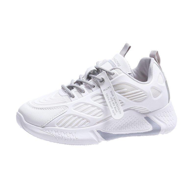 Sports Shoes for Women Spring and Autumn New Women's Breathable Shoes Lightweight Soft Sole Shock-Absorbing Running Shoes Dad Shoes Ins Fashion Shoes