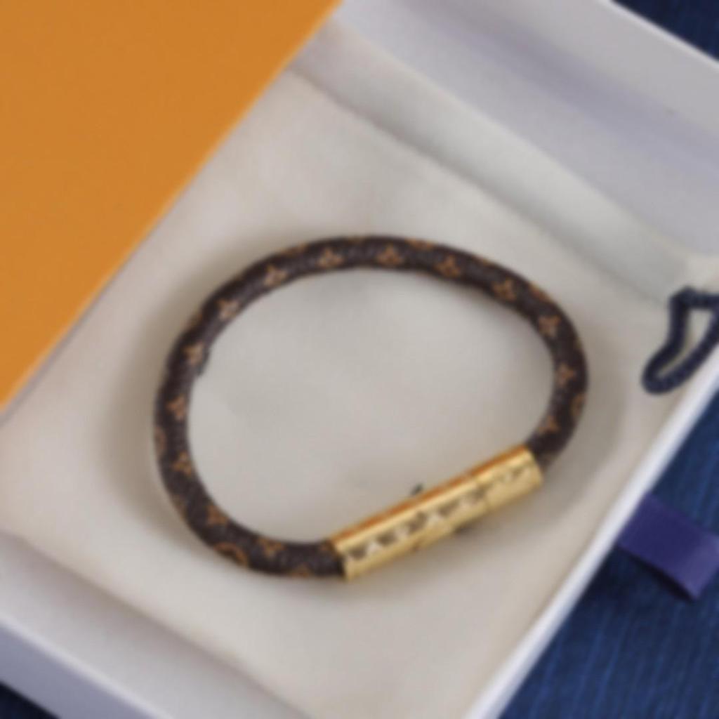 Donkey House Four-Leaf Clover Leather Men's Bracelet