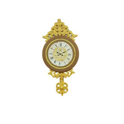 New 1Pcs  1:12 Dollhouse Miniature Retro European Wall Clock Play Doll House Home Decor Accessories Pretend Play Furniture Toy