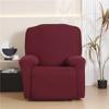4Pcs/Set Solid Color Stretch Recliner Sofa Cover For Living Room Elastic Non Slip Armchair Covers All-Inclusive Couch Slipcovers