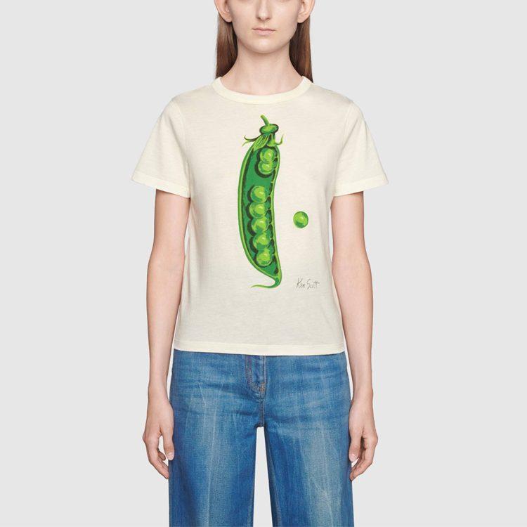 Gucci Epilogue Collection FW20 T Shirt Women's Ivory White 652000-XJDBM-9095