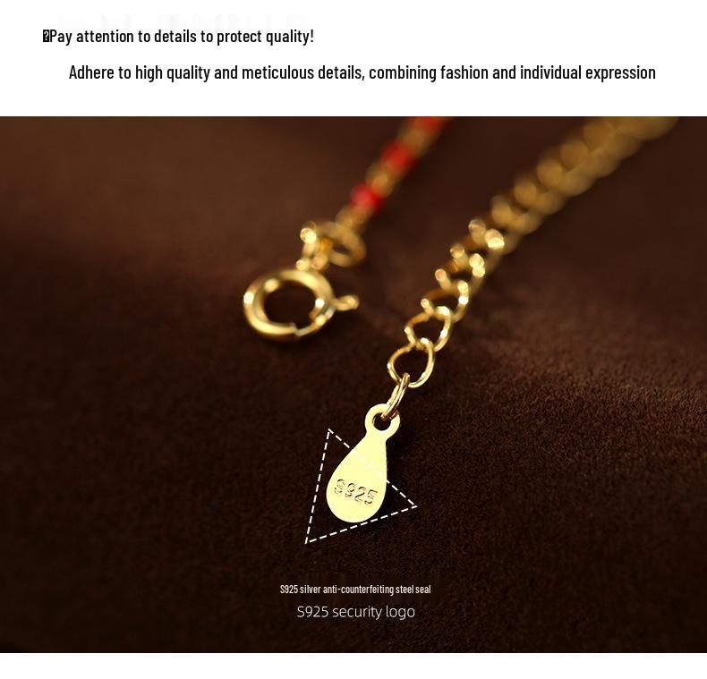 Banyan Tree S925 Silver Dopamine Simple Bracelet for Women - Trendy, Slim Korean-Style Jewelry