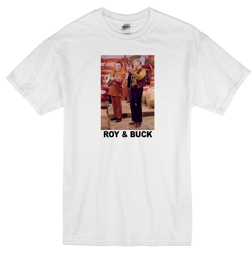 HEE HAW ROY CLARK BUCK OWENS NASHVILLE GRAND OLE OPRY RETRO TV WHITE T-shirt