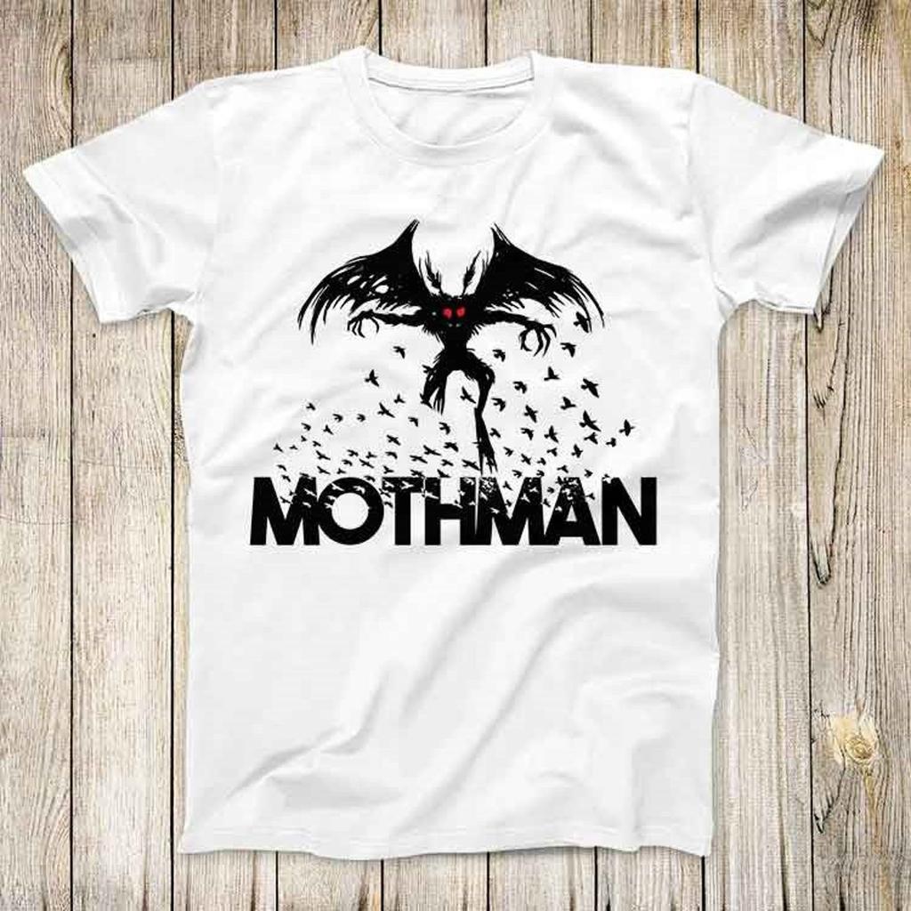Mothman Weird Strange Unusual Cryptid Cryptozoology Unisex Top Tee Best Cute Gift Men Women Unisex Retro Style T-Shirt 3167